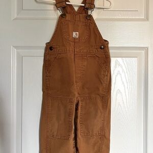 Carhartt Tan Bib Overalls
